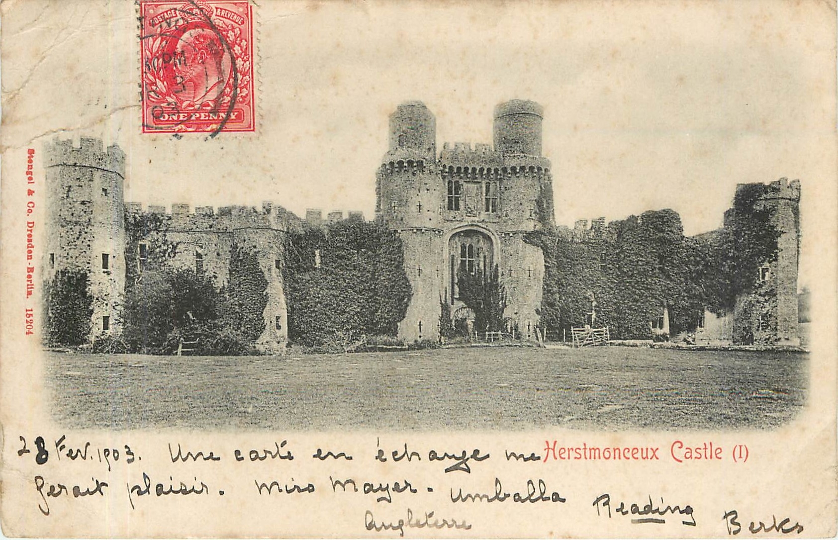CPA Herstmonceaux Castle