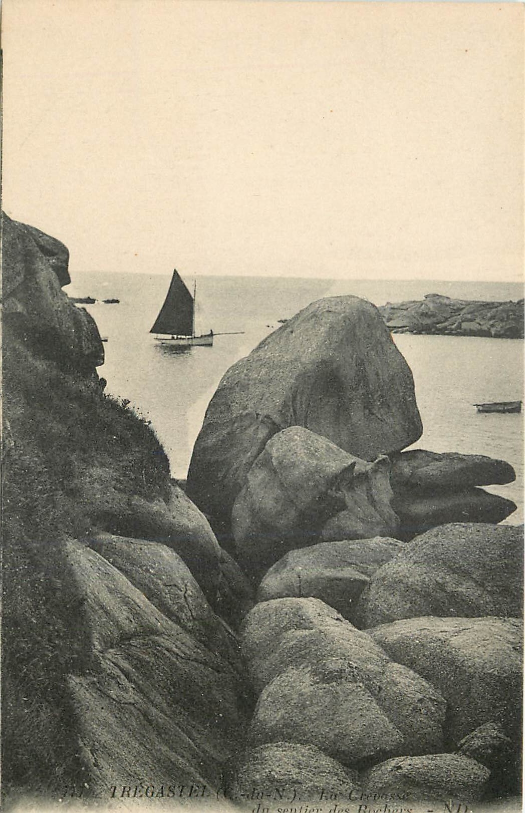 CPA TREGASTEL(Cotes de Nord)