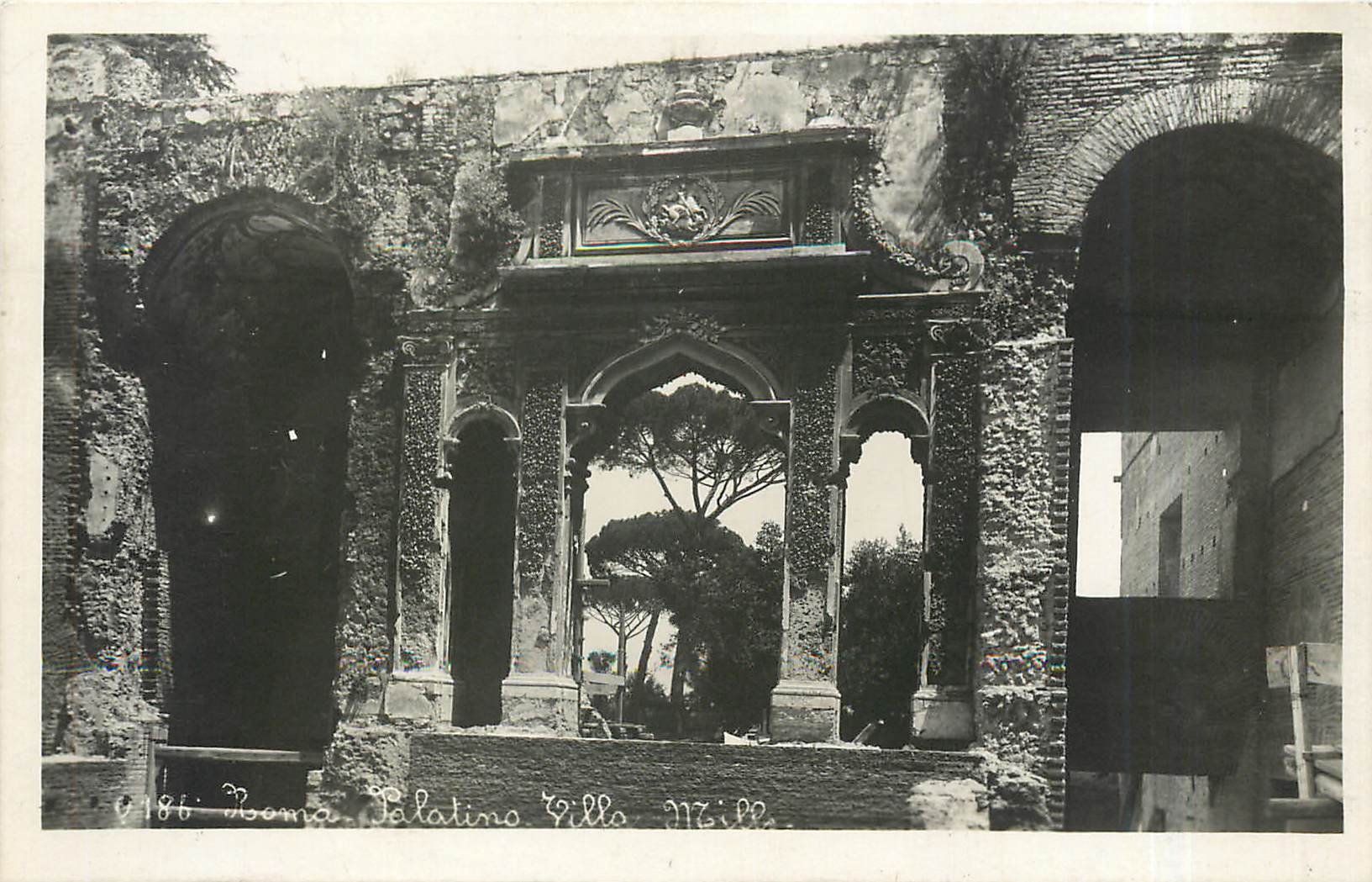 CPA ROMA-Palatino Villa Mille