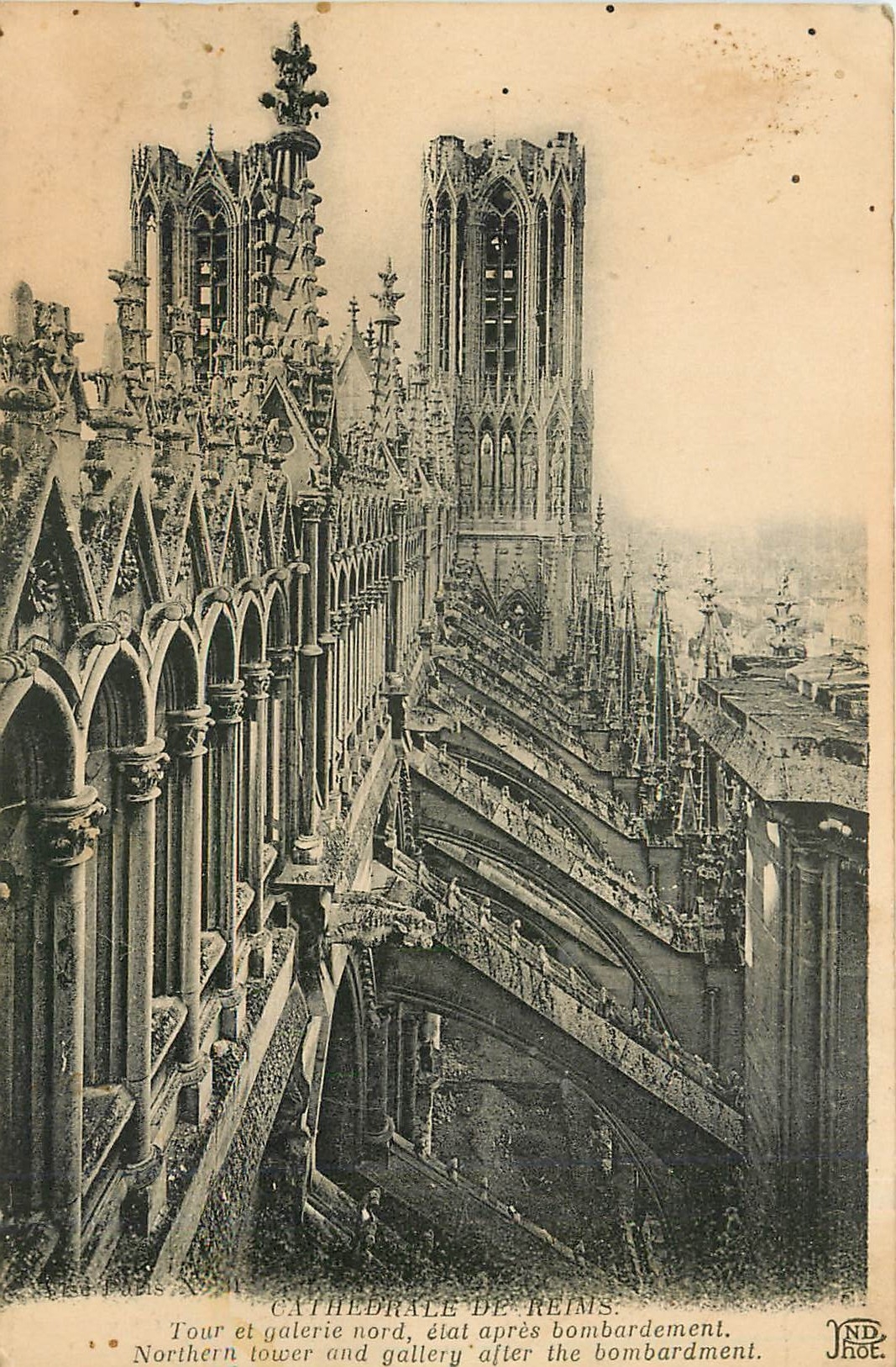 CPA REIMS La cathedrale