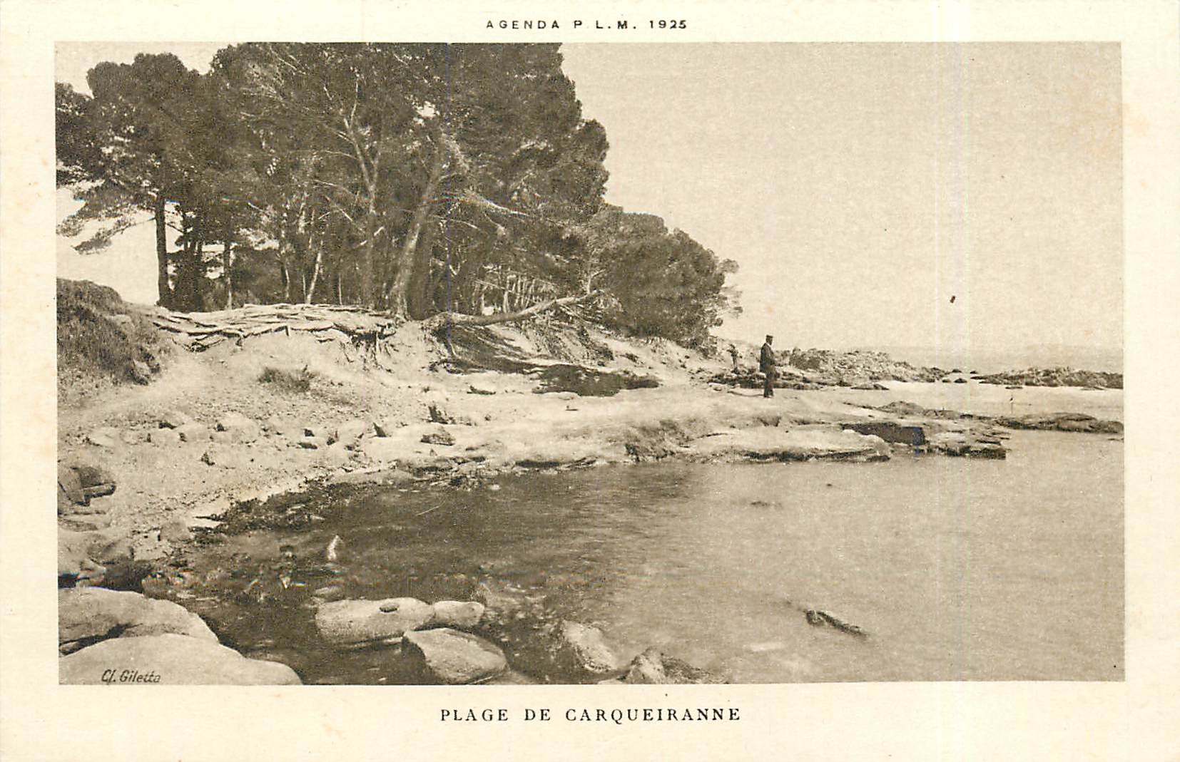CPA PLAGE DE CARQUEIRANNE