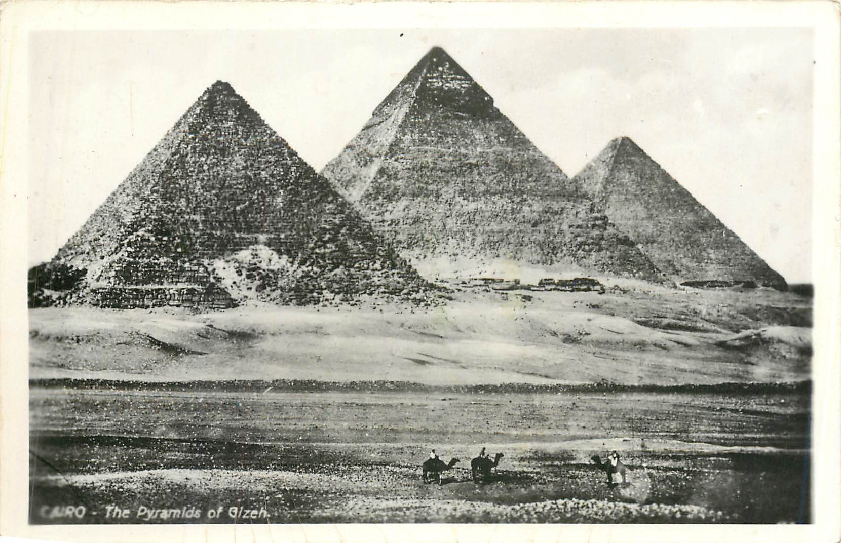 CPA CAIRO-The pyramide of Gizeh