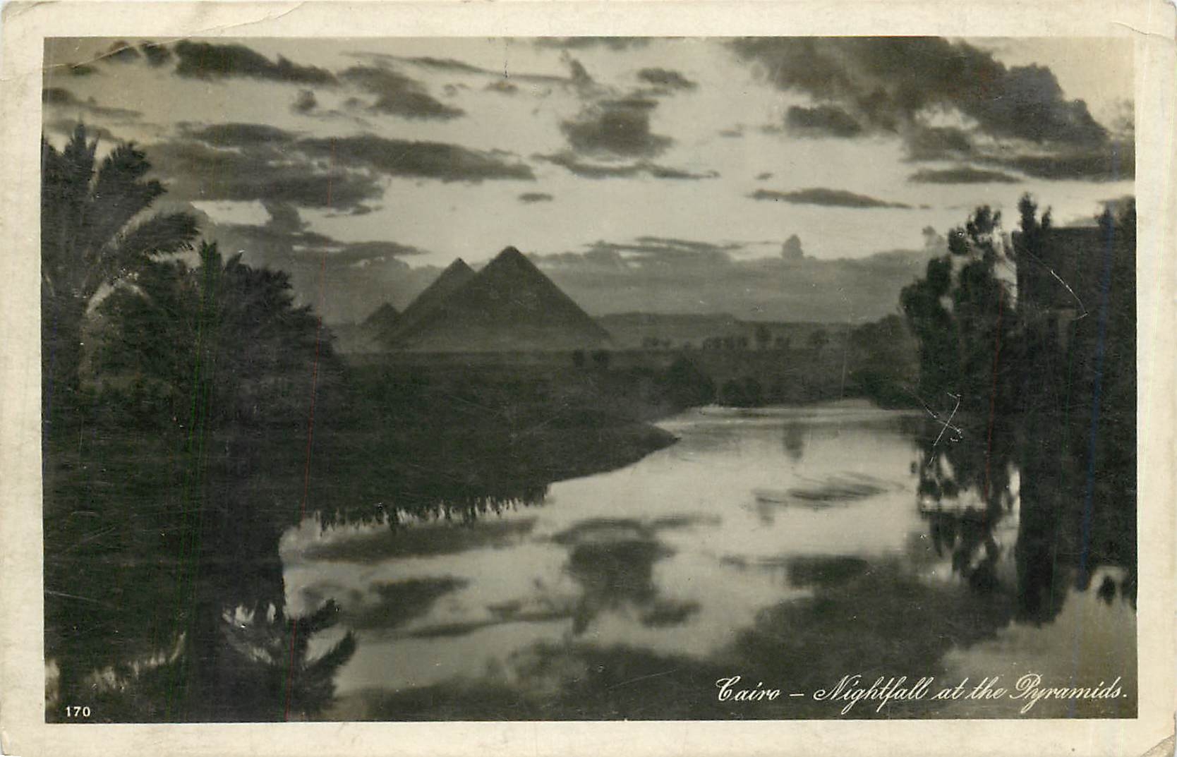 CPA CAIRO-The pyramide of Gizeh