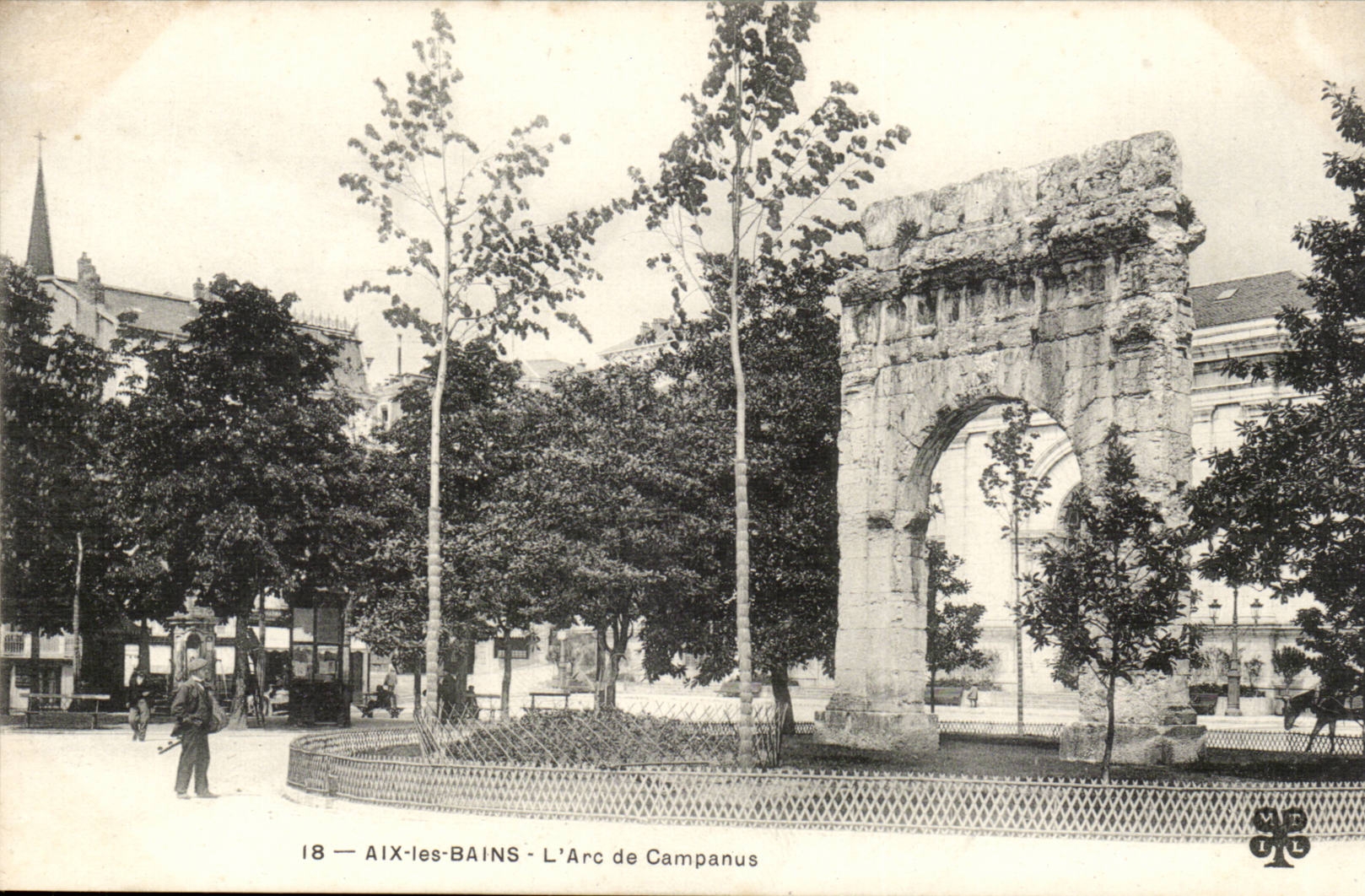 Aix les Bains - the Arc of Campanus - CPA