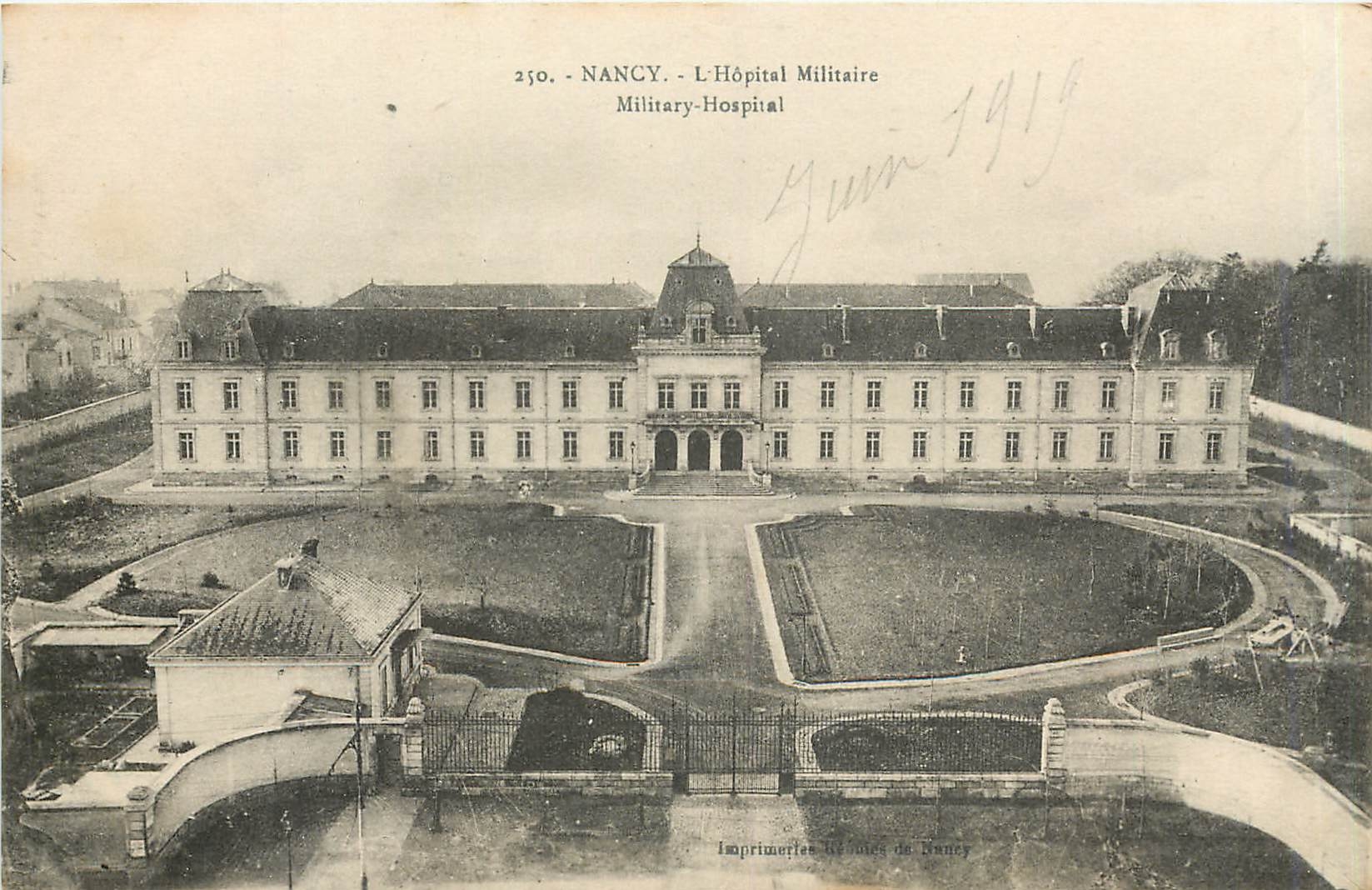 CPA NANCY - L'Hopital Militaire