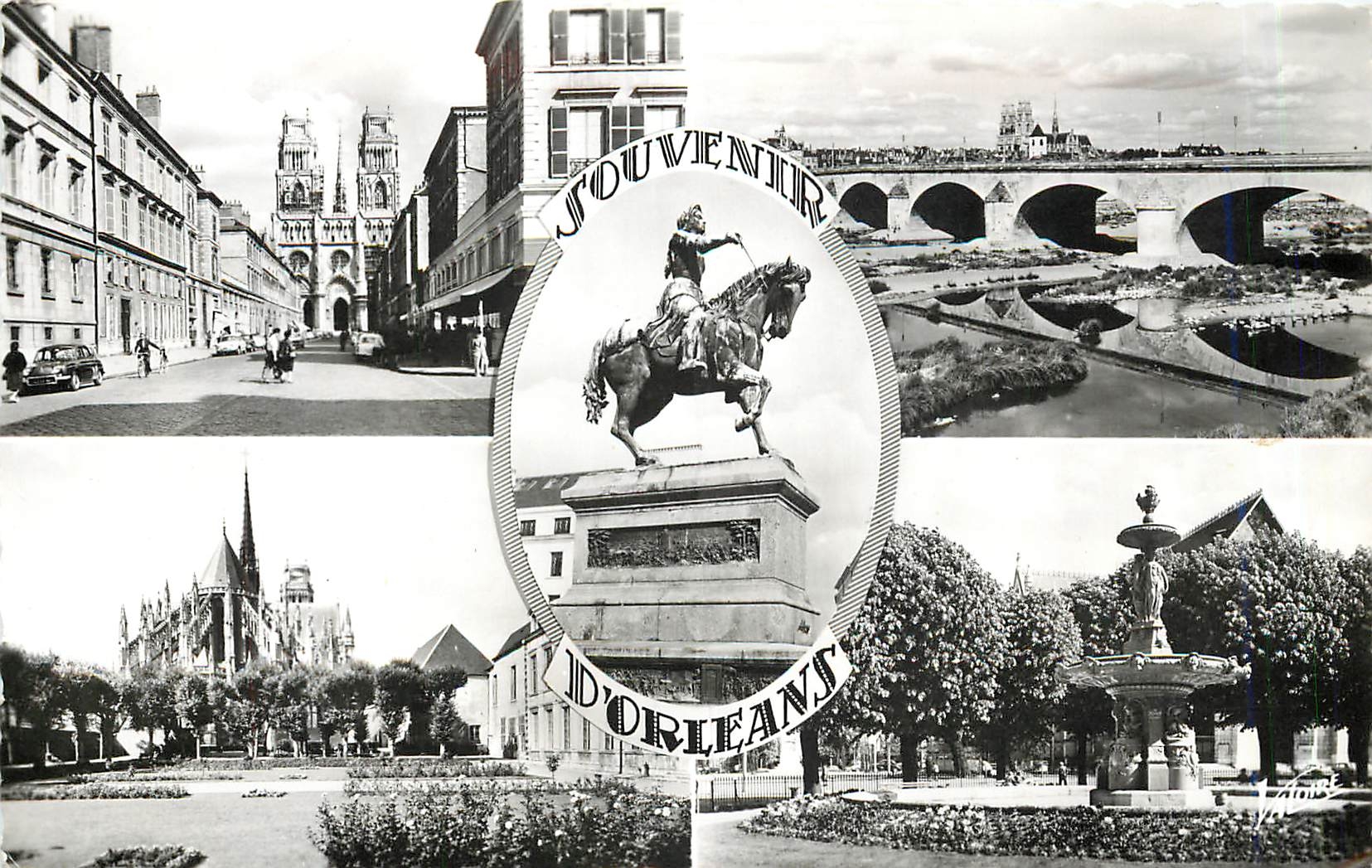 CPA Souvenir d'Orléans