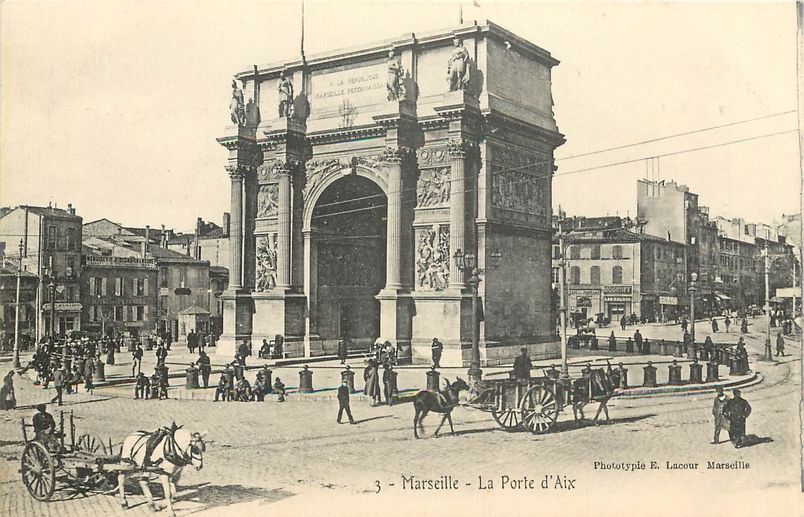 CPA Marseille - La Porte d'Aix