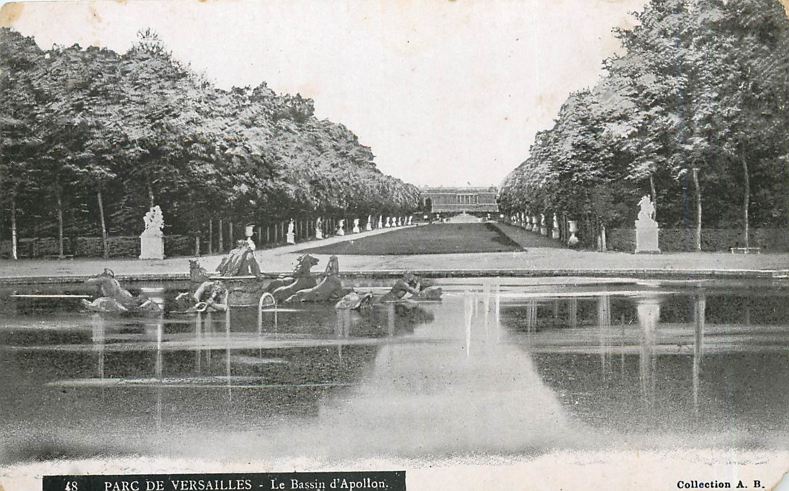 CPA PARC DE VERSAILLES - Le Bassin d'Apollon