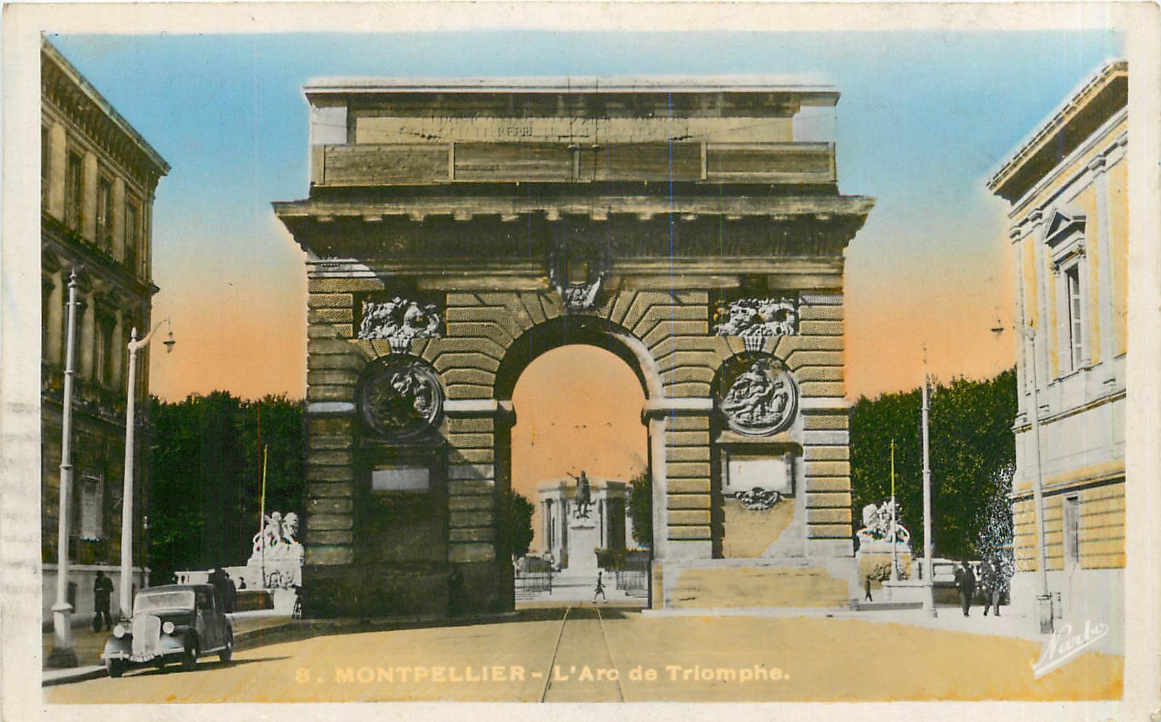 CPA MONTPELLIER - L'Arc de Triomphe