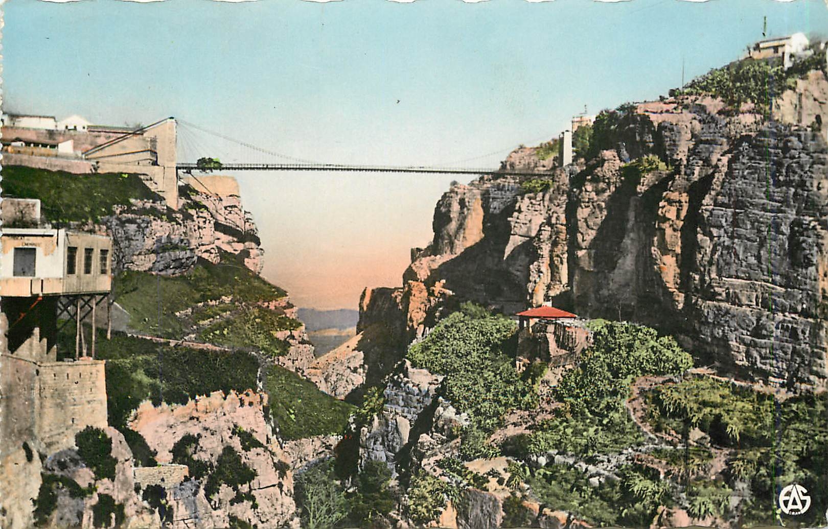 CPM Constantine - Le Pont de Sisi M'Cid et la sortie des Gorges