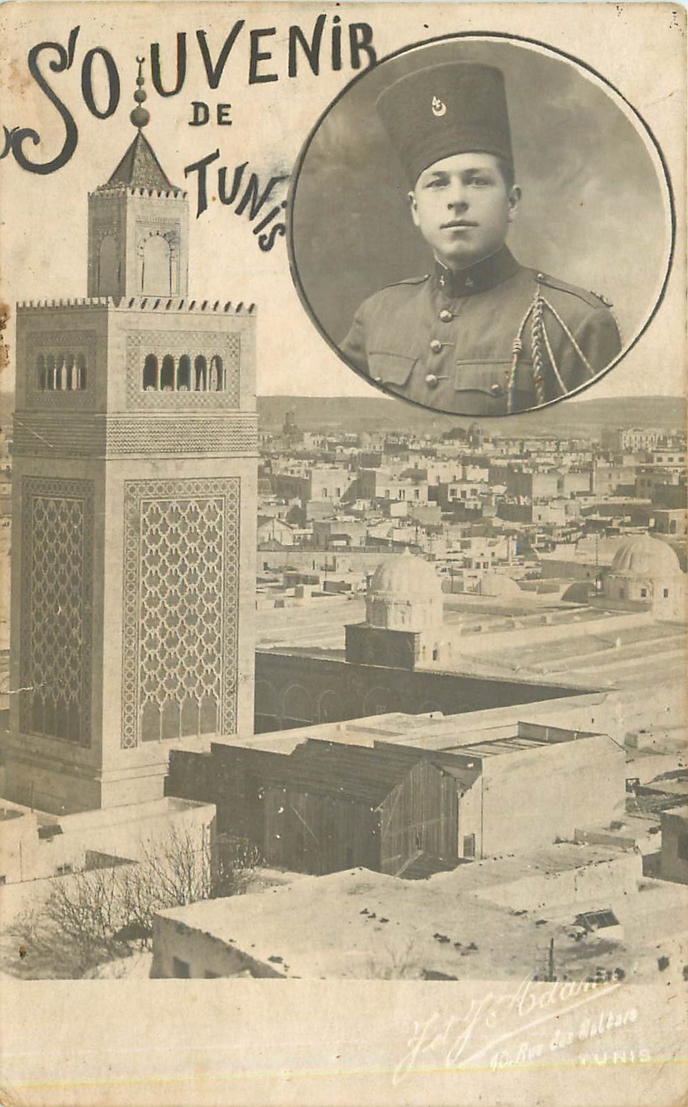 CPA Souvenir de Tunis