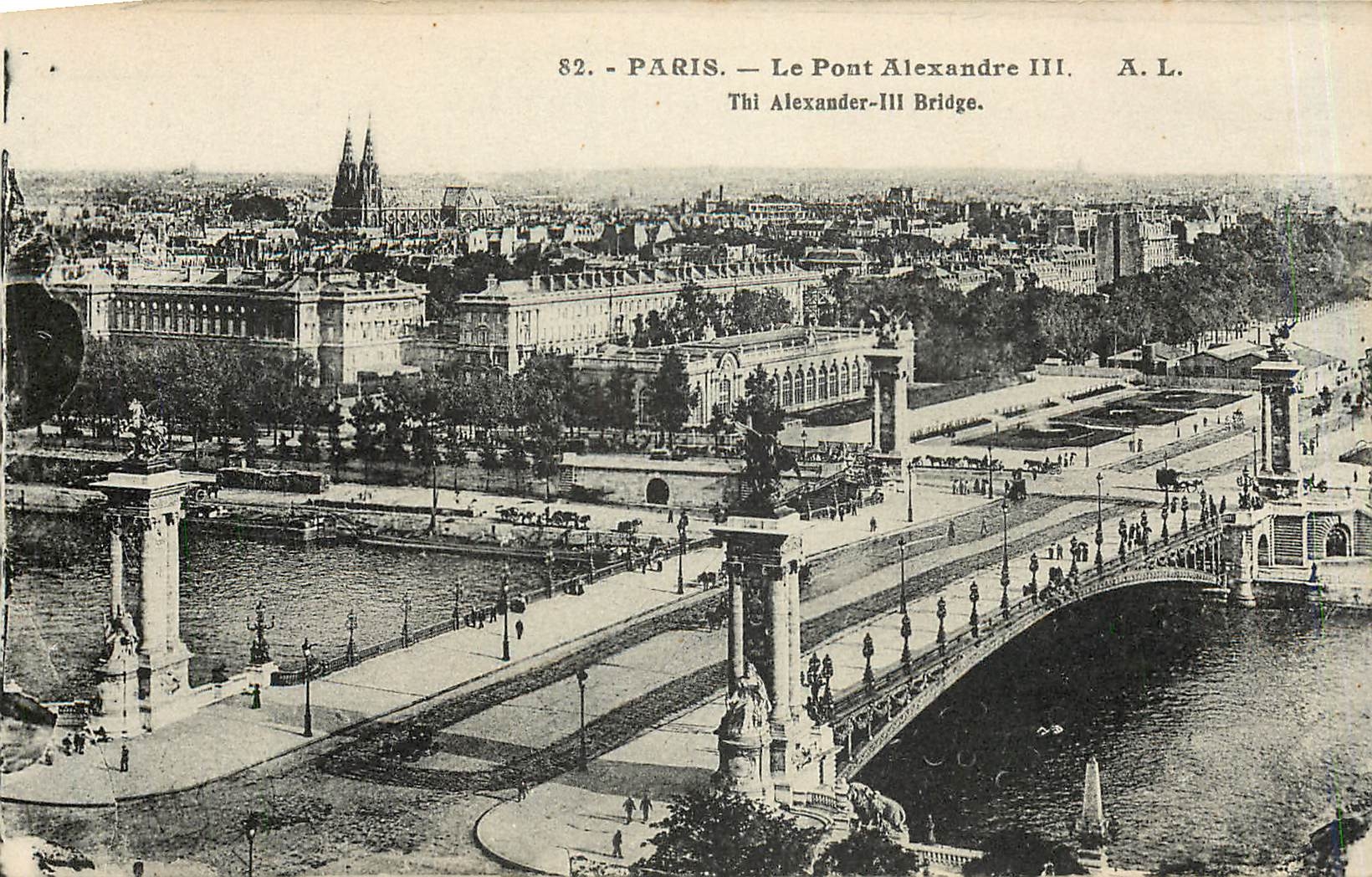 CPA Paris le Pont Alexandre III 