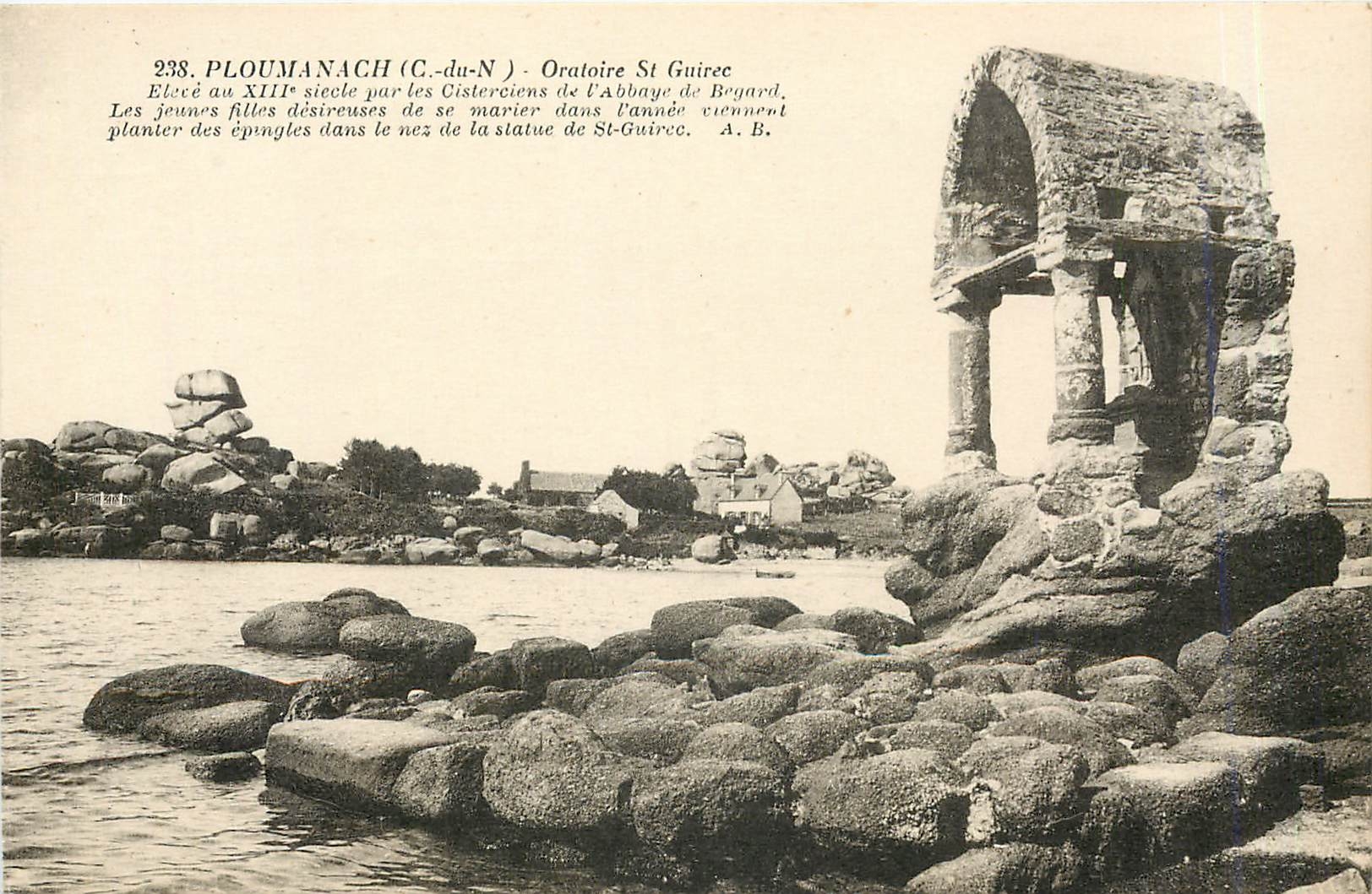CPA Ploumanach C du N Oratoire St Guirec