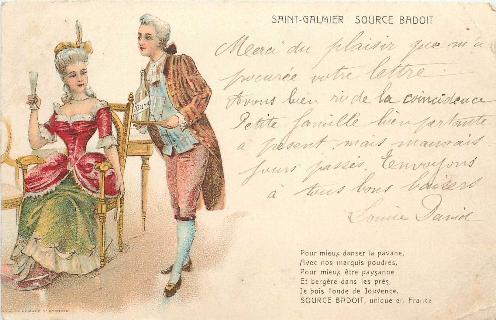 CPA Saint Galmier Source Badoit 