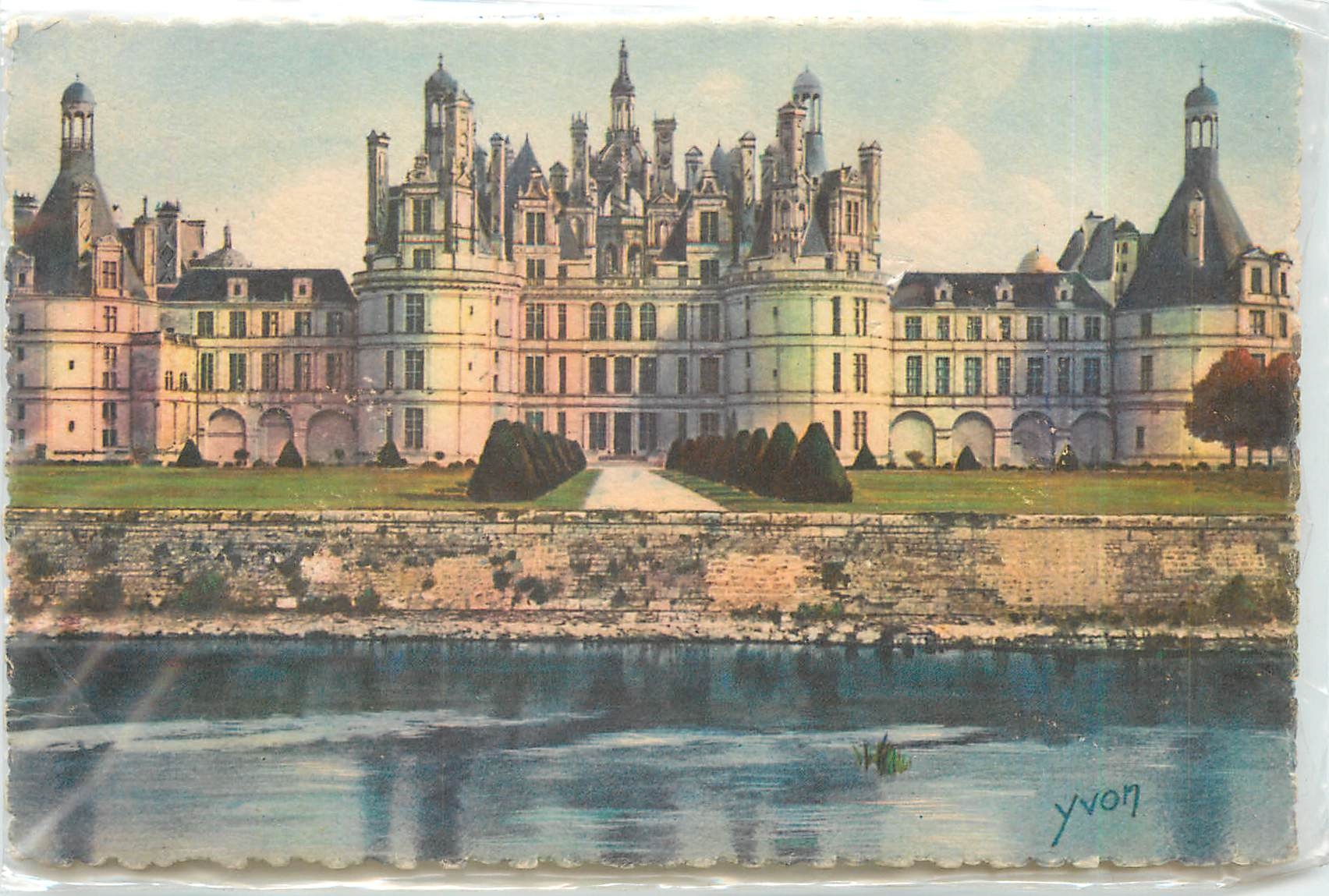 CPA Chateaux de la Loire Chateau de Chambord Facade Nord