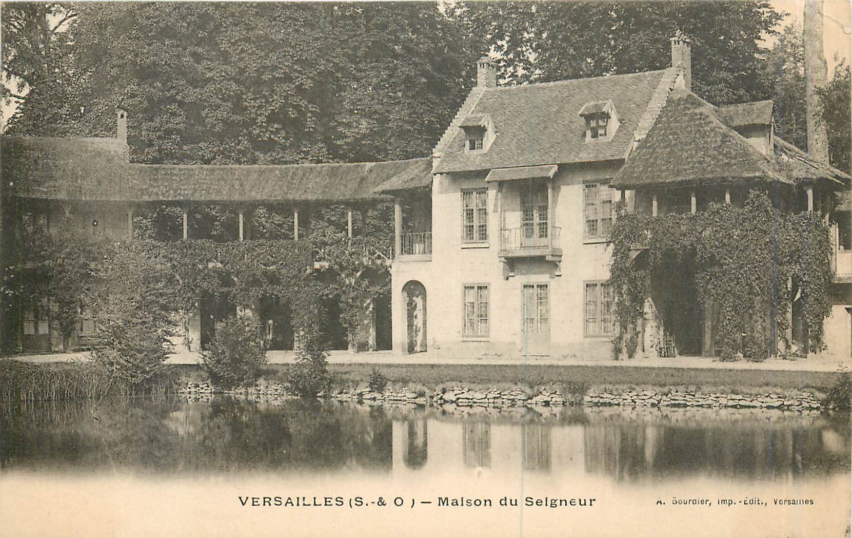CPA Versailles S et O maison du Seigneur 