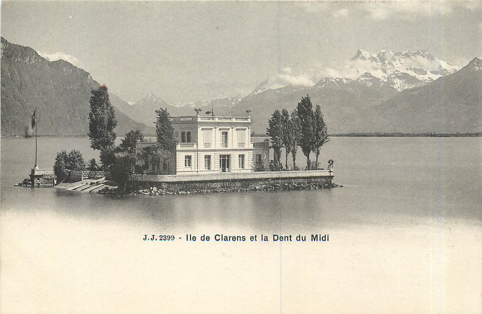 CPA Ille de Clarens et la Dent du Midi 