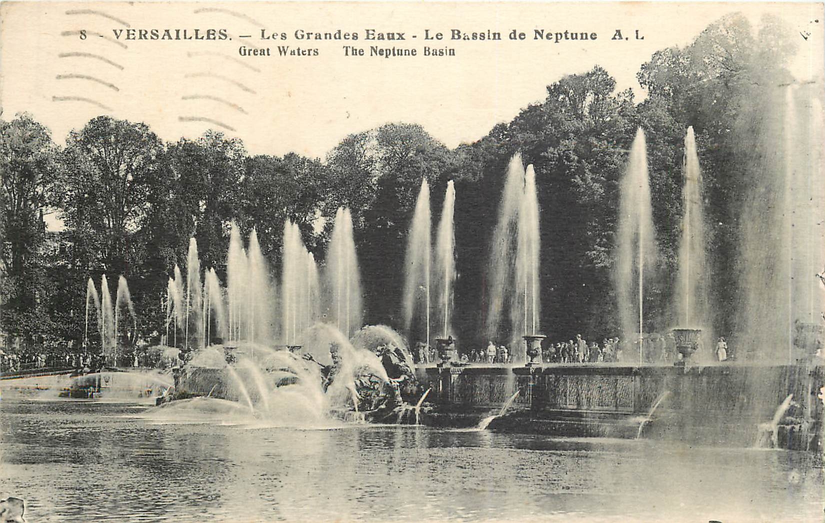 CPA Versailles Les Grandes Eaux Le Bassin de Neptune 