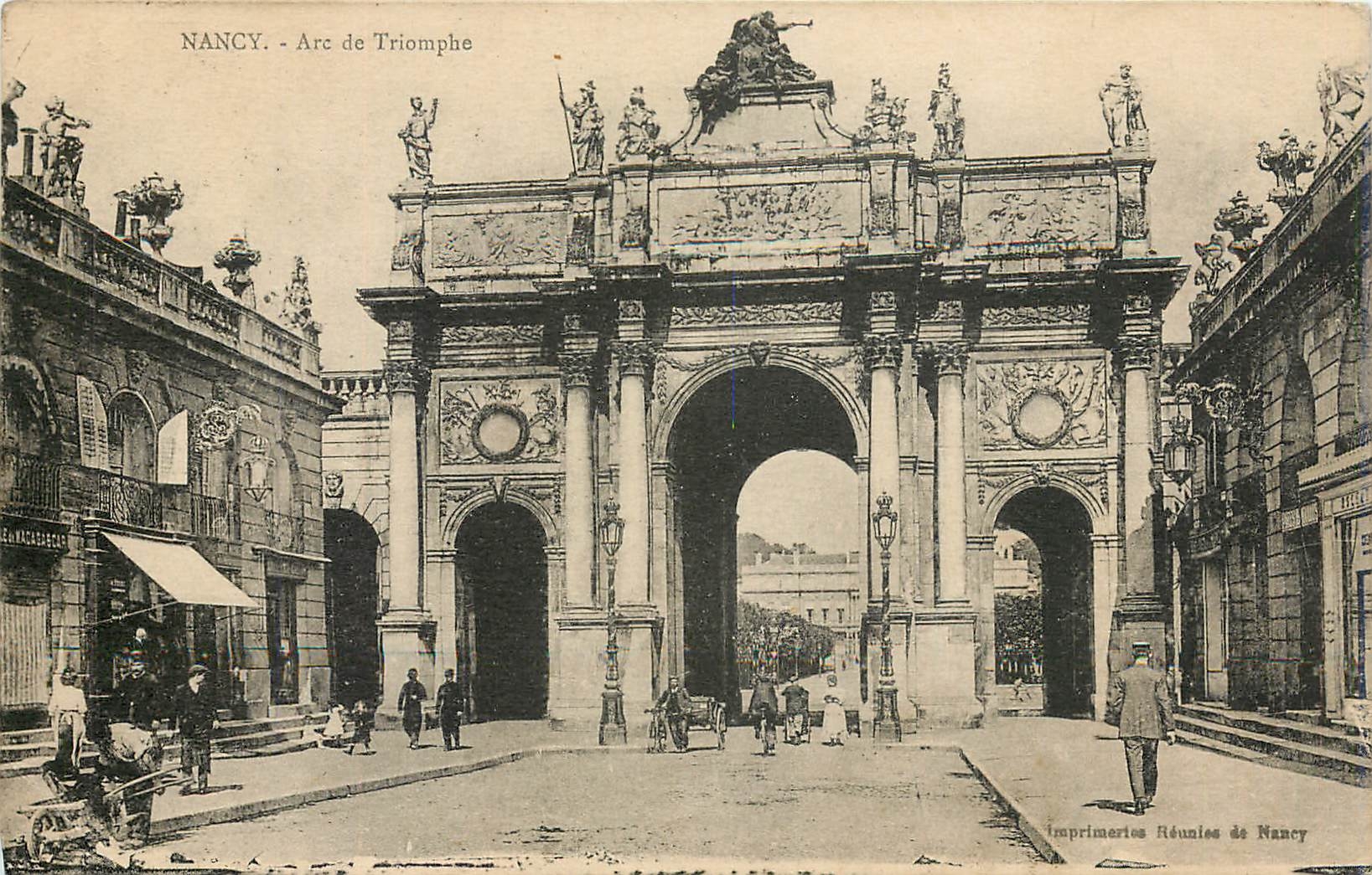CPA Nancy Arc de Triomphe 