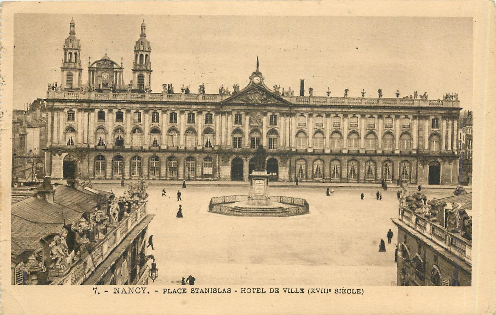 CPA Nancy Place Stanislas Hotel de Ville 
