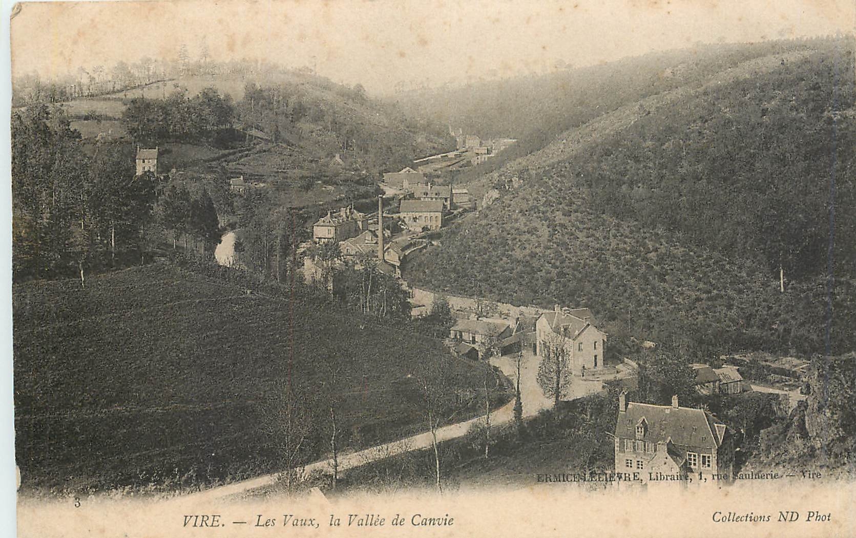 CPA Vire Les Vaux la Vallee de Canvie 
