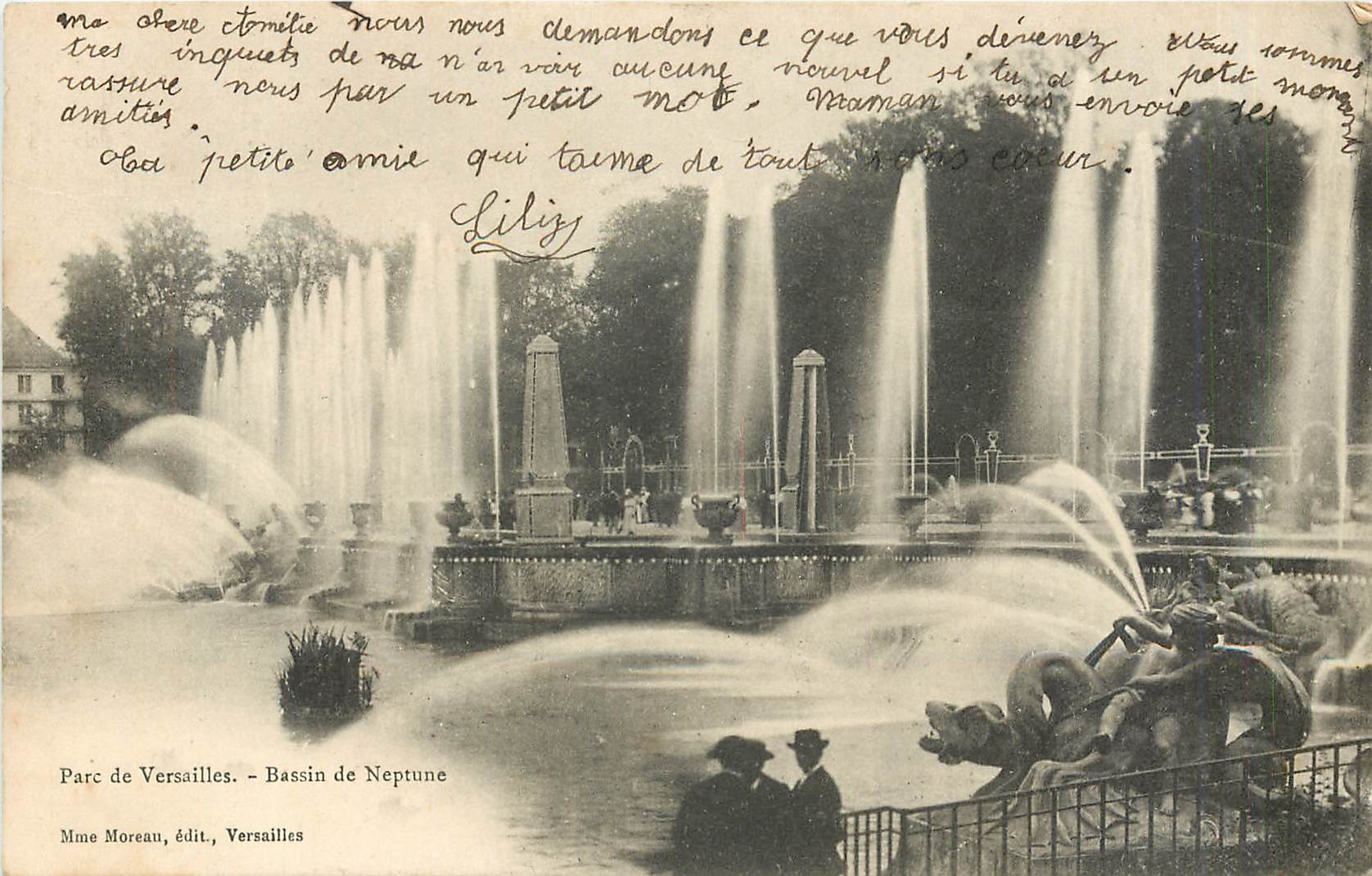 CPA Parc de Versailles Bassin de Neptune 
