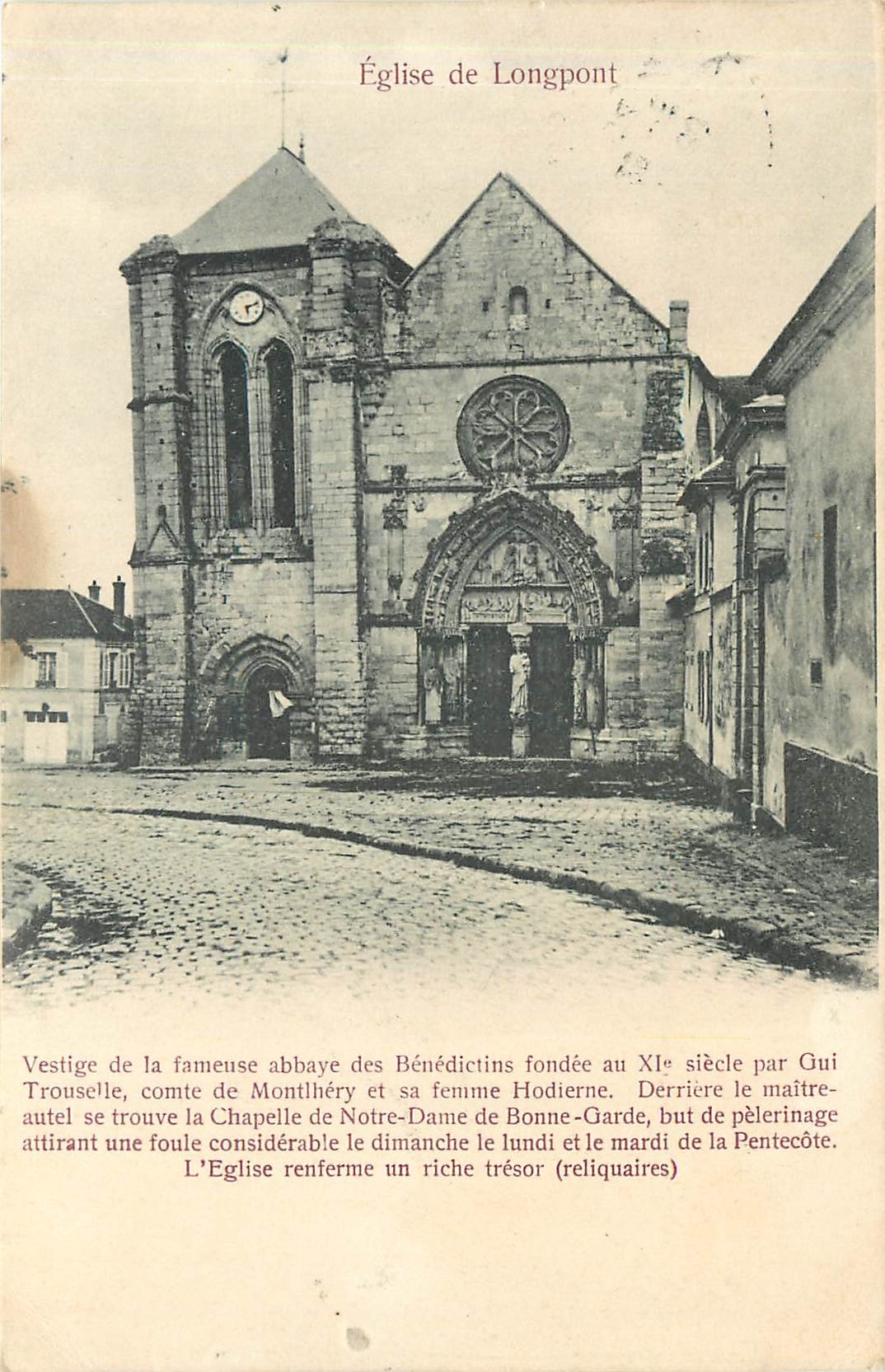 CPA Eglise de Longpont 