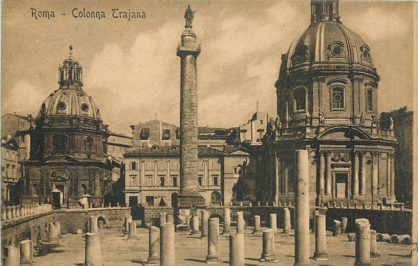 CPA Roma Colonna Trajana 