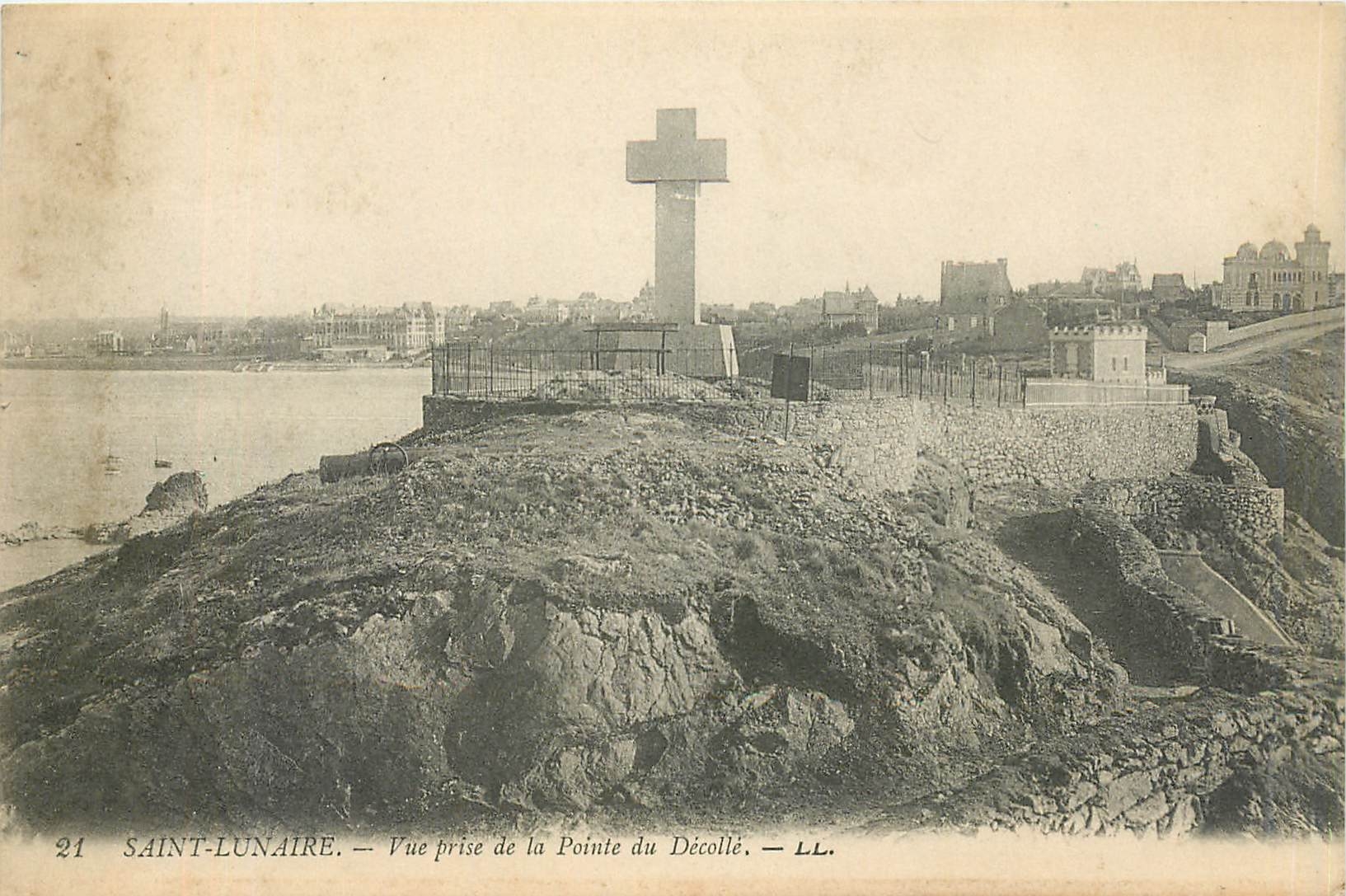 CPA Saint Lunaire Vue prise de la Pointe du Decolle
