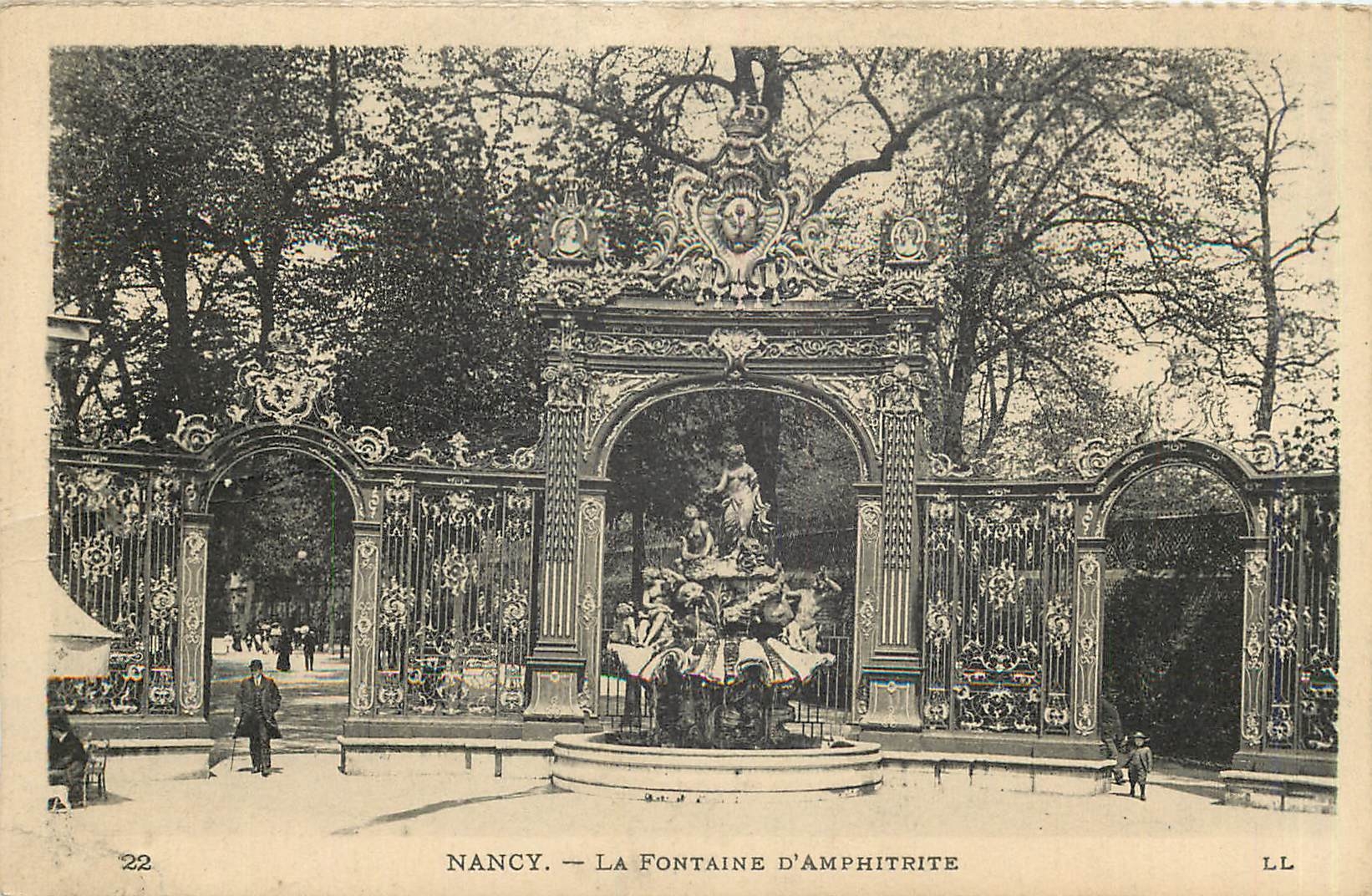 CPA Nancy La Fontaine d'Amphitrite 