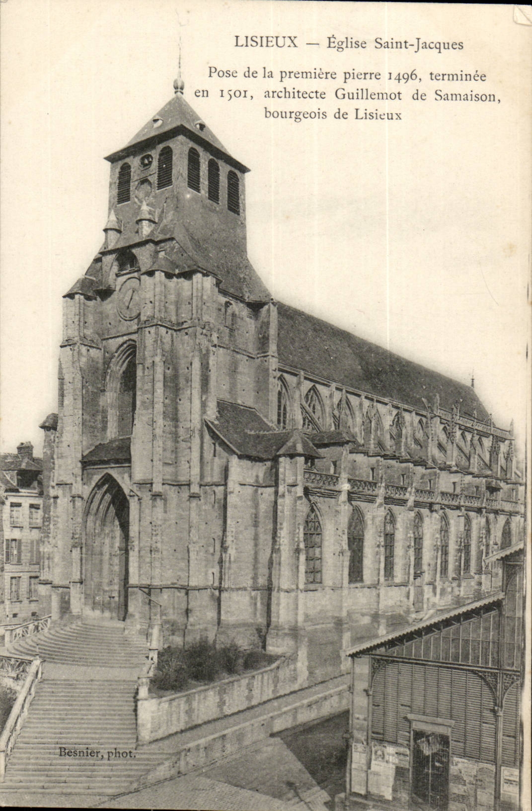 Lisieux CPA Church Saint Jacques