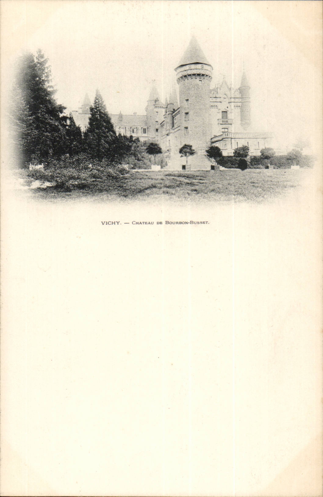 Vichy CPA Castle of Busset Bourbon