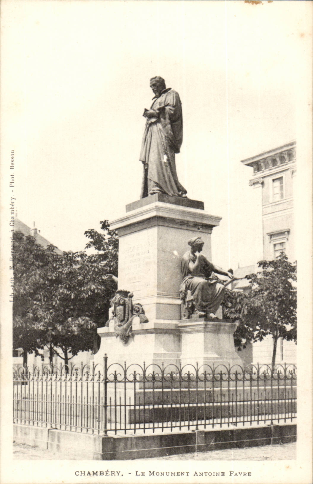 Chambery CPA the monument Antoine Favre