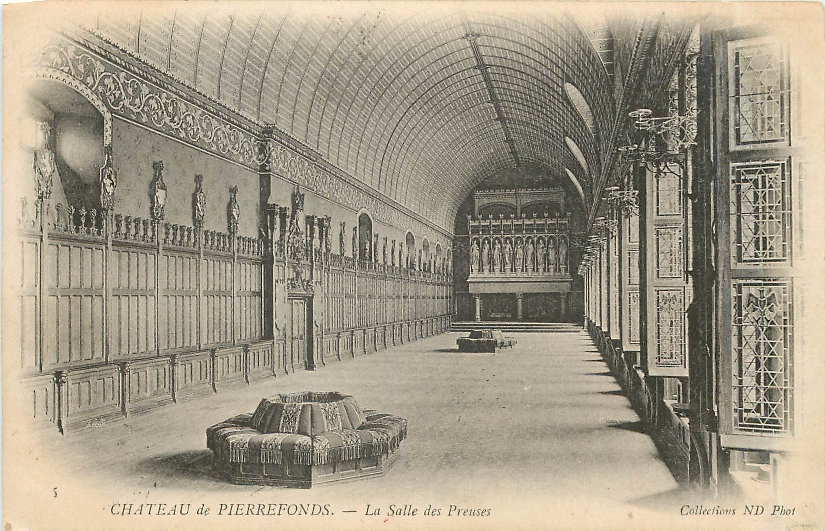 CPA Chateau de Pierrefonds La Salle des Preuses