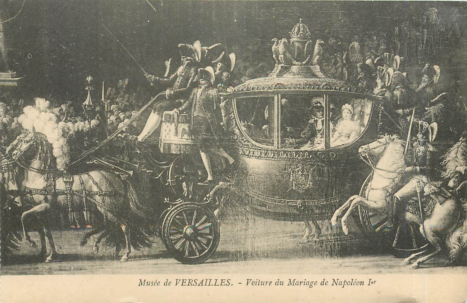 CPA Musee de Versailles Voiture du Mariage de Napoleon Ier 