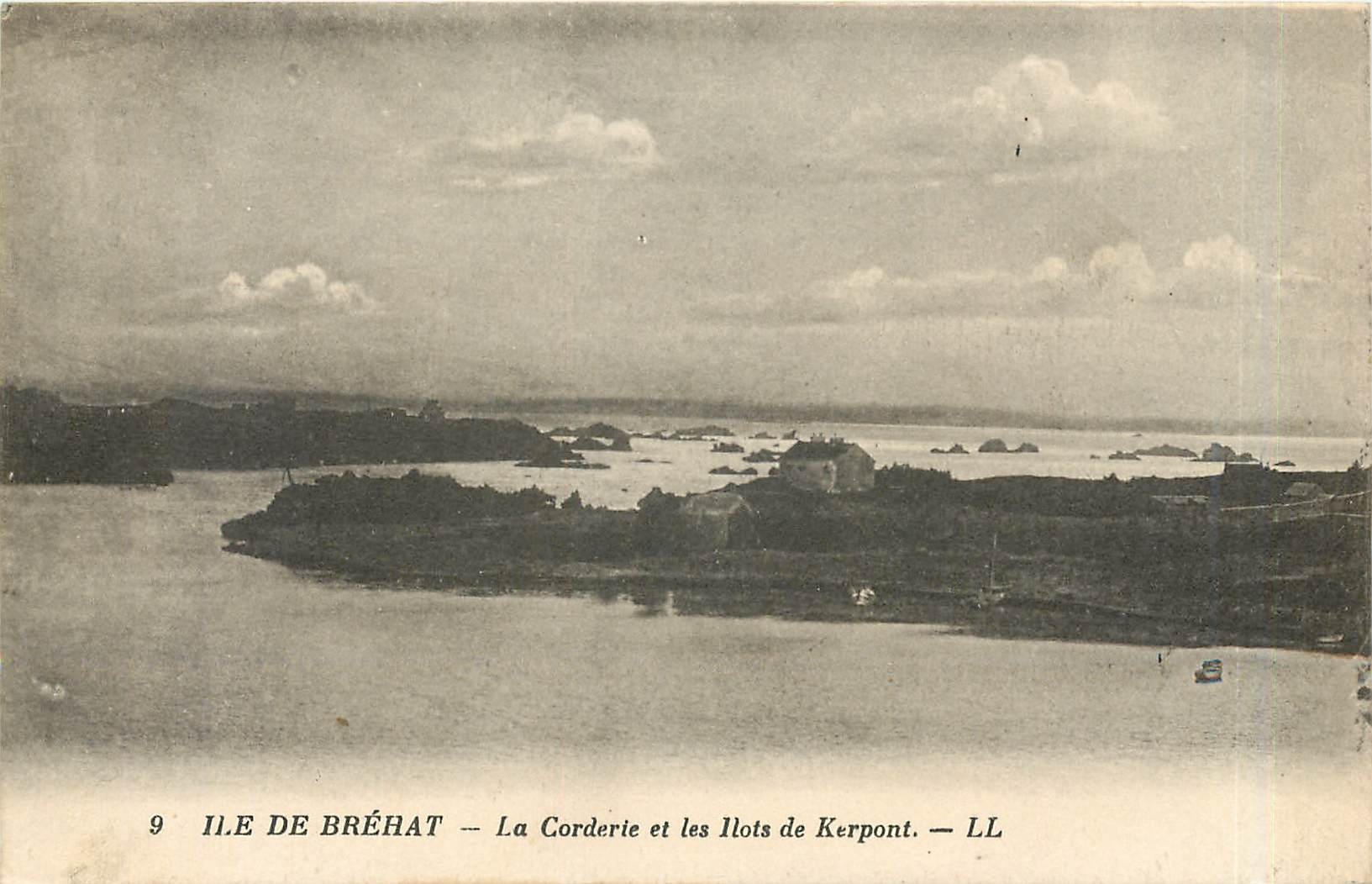 CPA Ile de Brehat La Corderie et le Ilots de Kerpont
