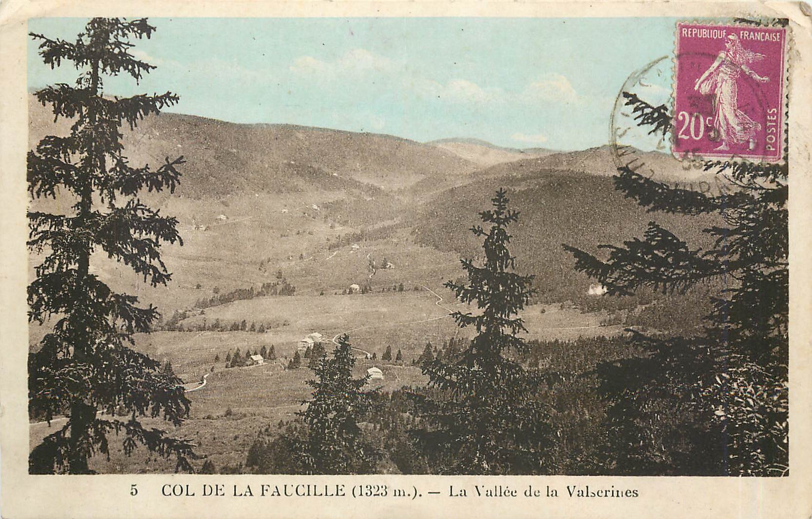 CPA Col de la Faucille La Valle de la Valserines