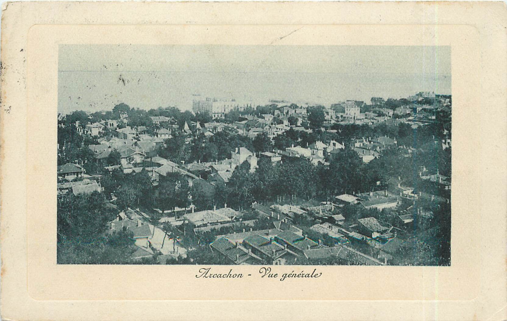 CPA Arcachon Vue generale 