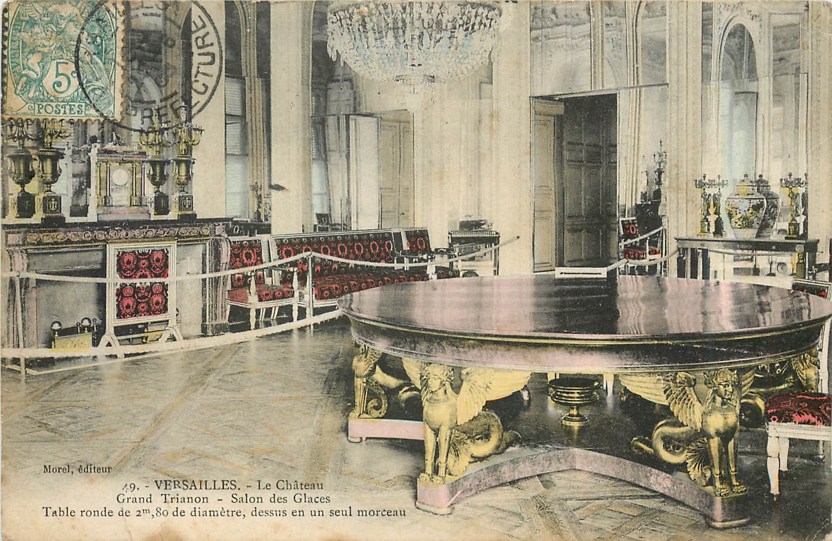 CPA Versailles Le Chateau Grand Trianon Salon des Glaces 