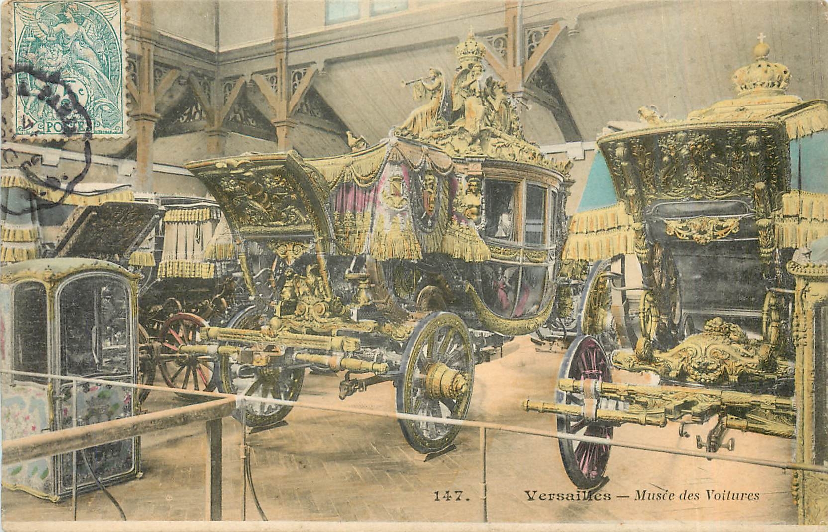 CPA Versailles Musee des Voitures