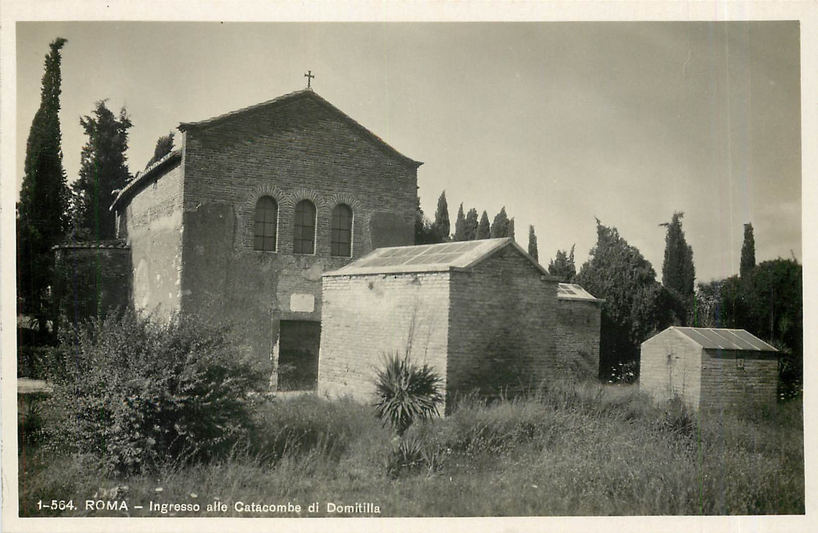 CPA Roma Ingresso alle Catacombe di Domitilla 