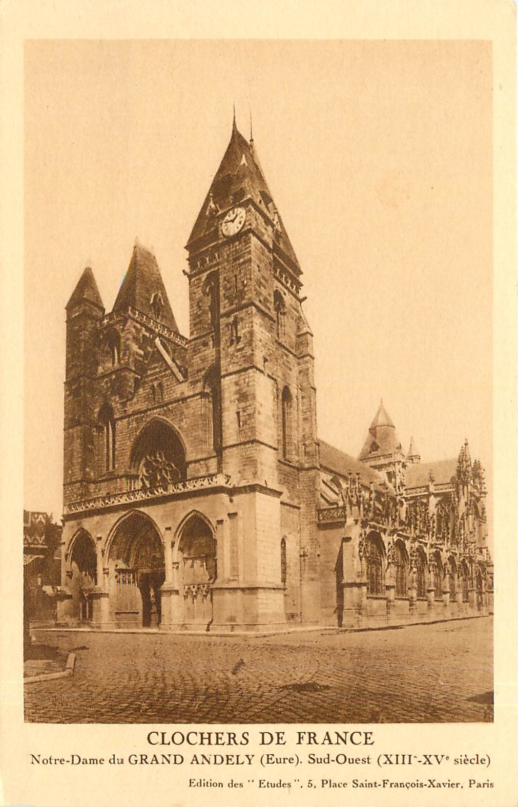 CPA Clochers de France Notre Dame du Grand Andely Eure 