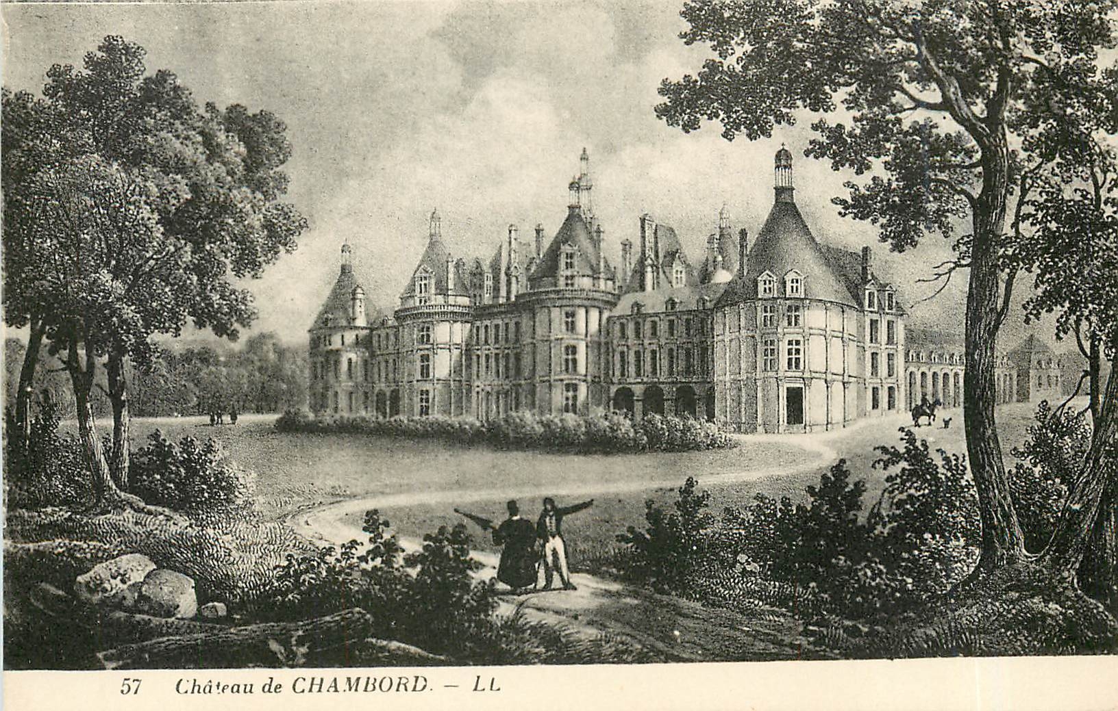 CPA Chateau de Chambord 