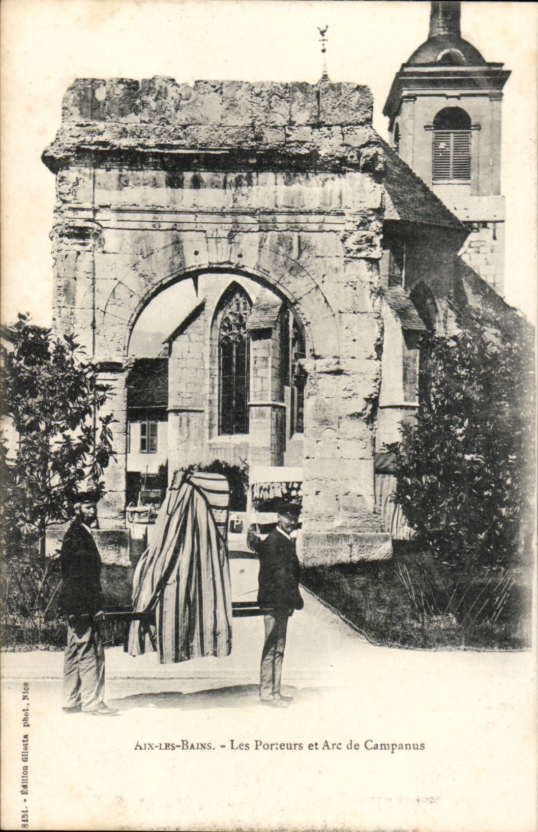 Aix les Bains CPA carriers and the arc of CAmpanus TOP