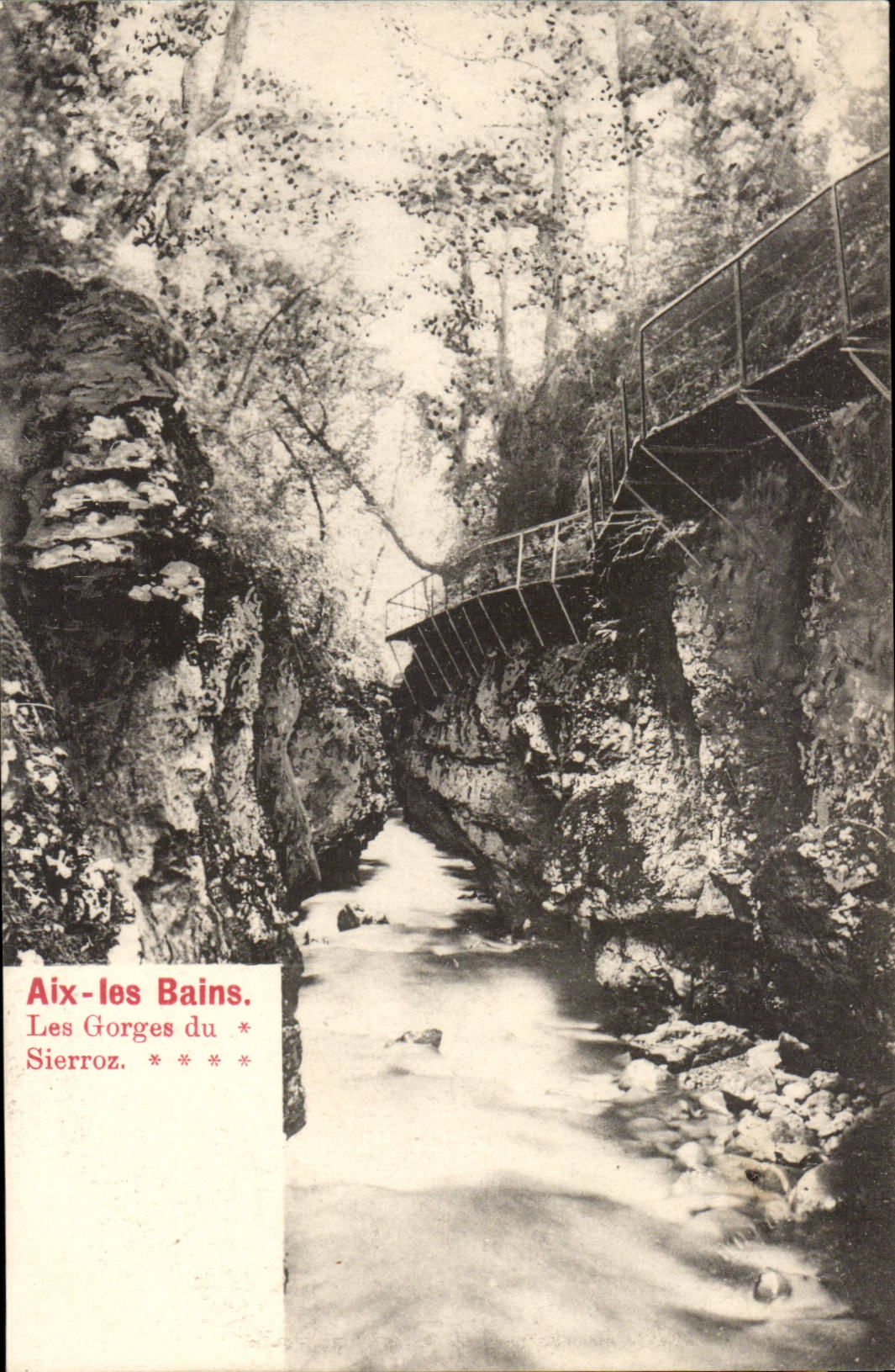 Aix les Bains CPA throats of Sierroz