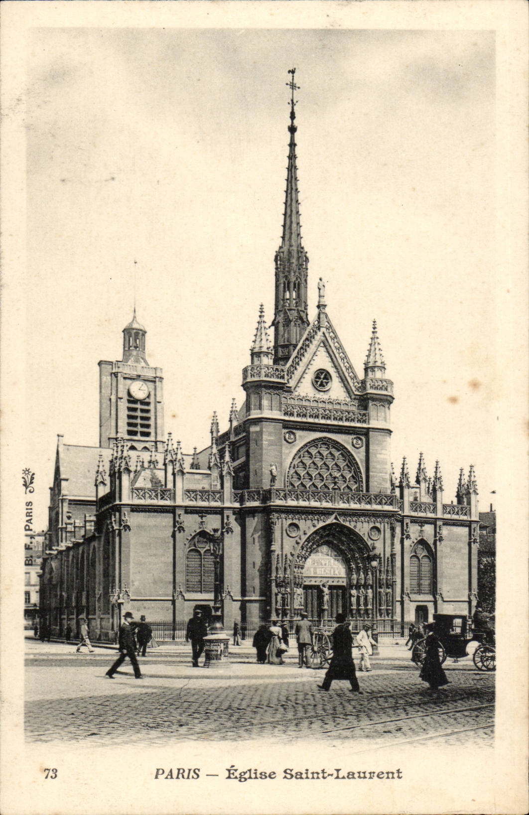 Paris CPA Eglise du Bourget