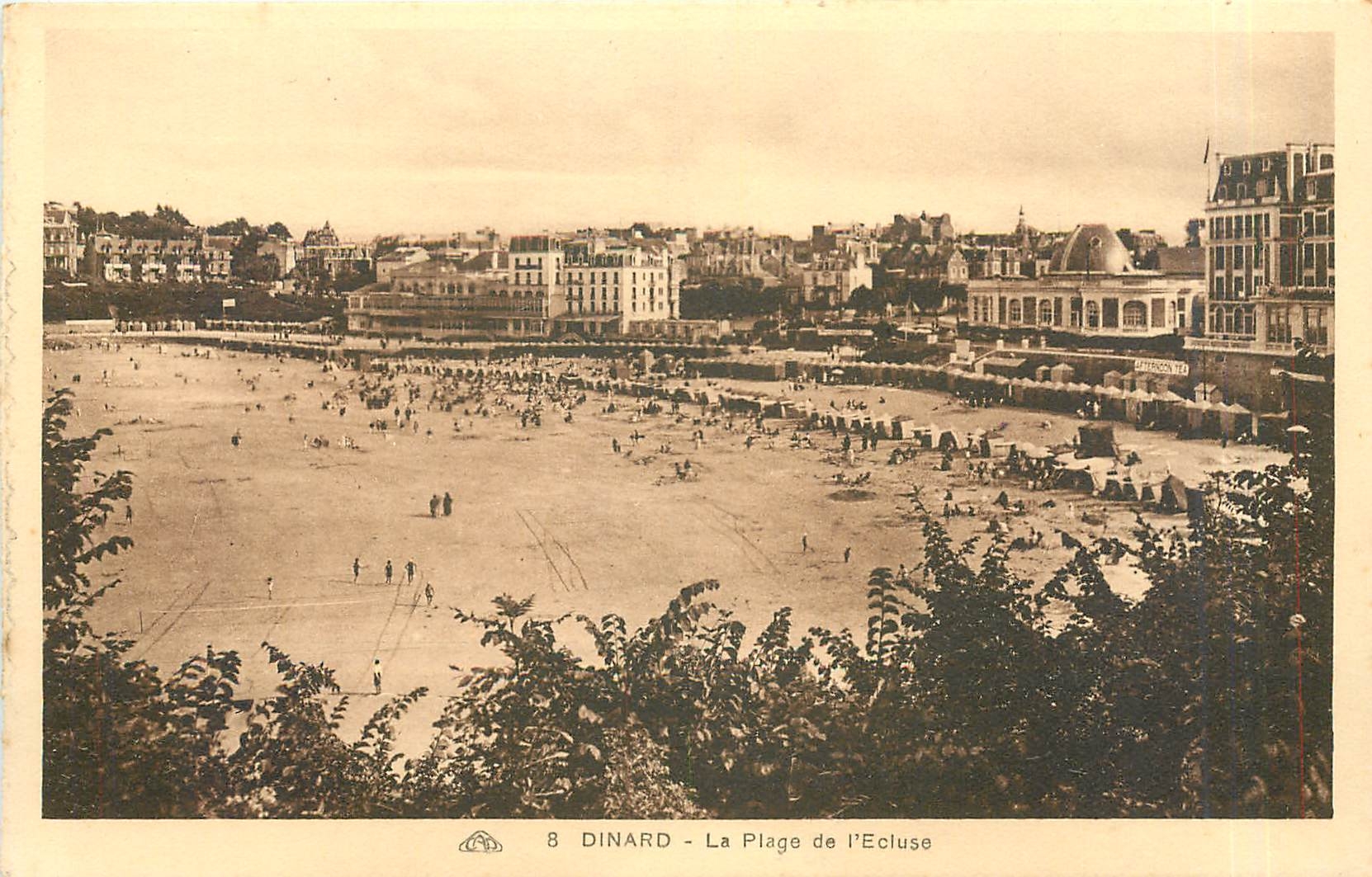 CPA Dinard la Plage de l'Ecluse 