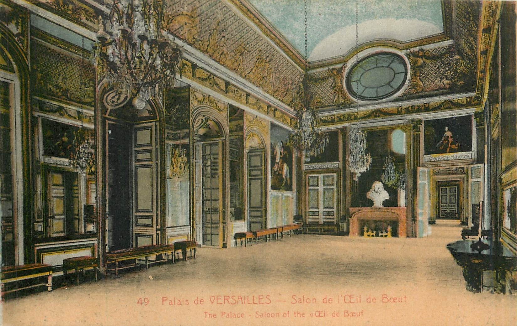 CPA Palais de Versailles Salon de l'Oeil de Boeuf 