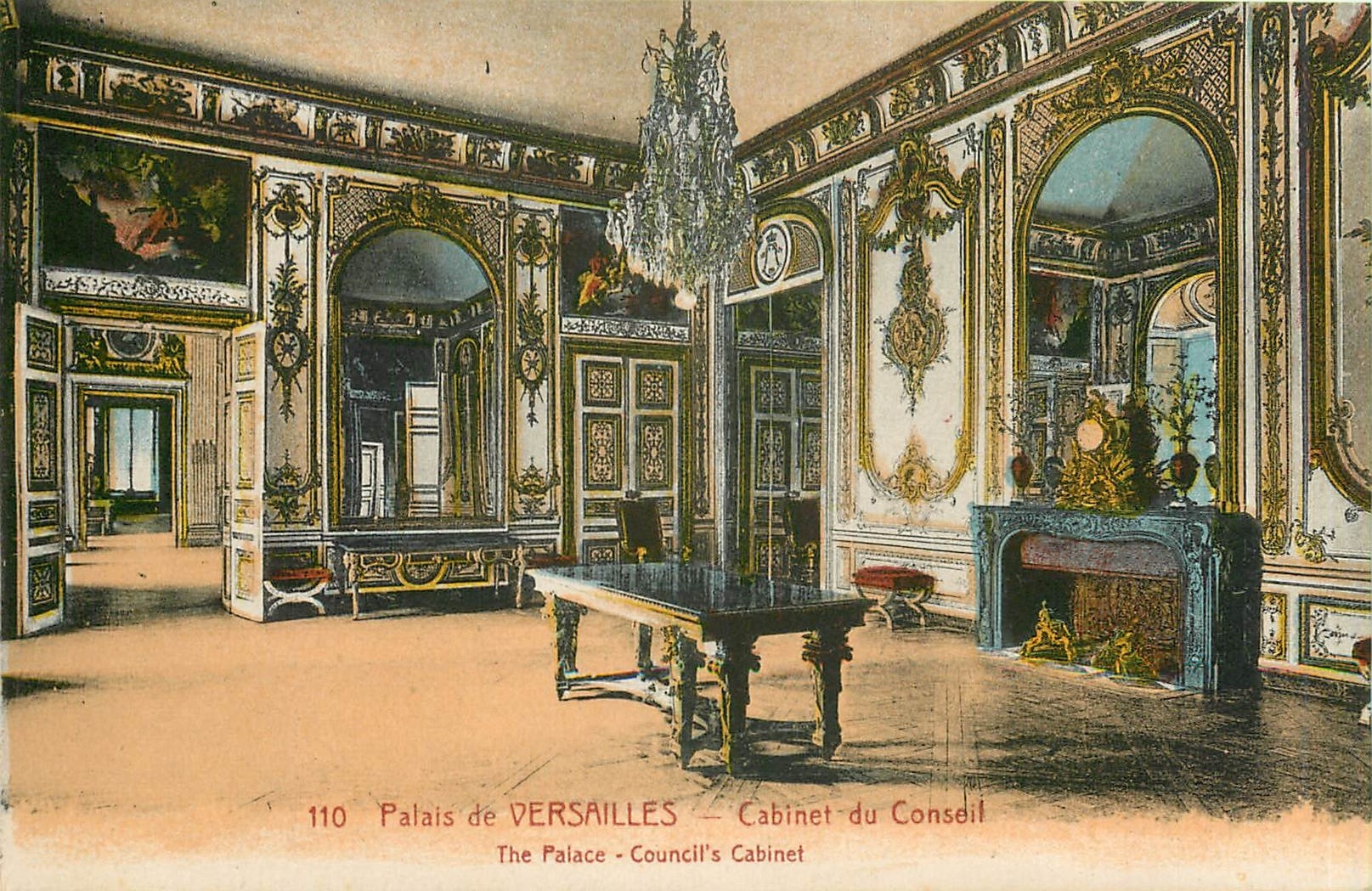 CPA Palais de Versailles Cabinet du Conseil 