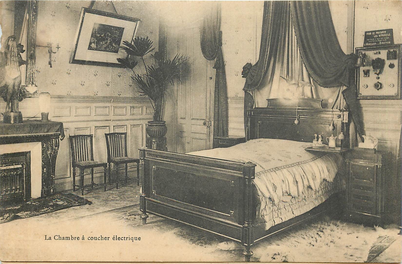 CPA La Chambre a coucher electrique Boulevard des Italiens Pars